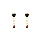 Nyx Earrings (Rhodium Plated)