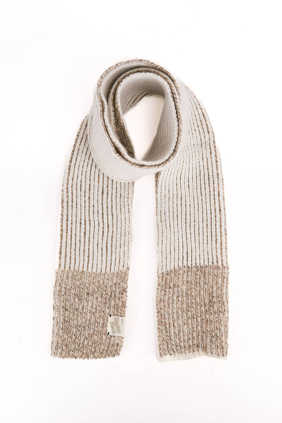 U.S. Ragg Wool Scarf: Canary Melange