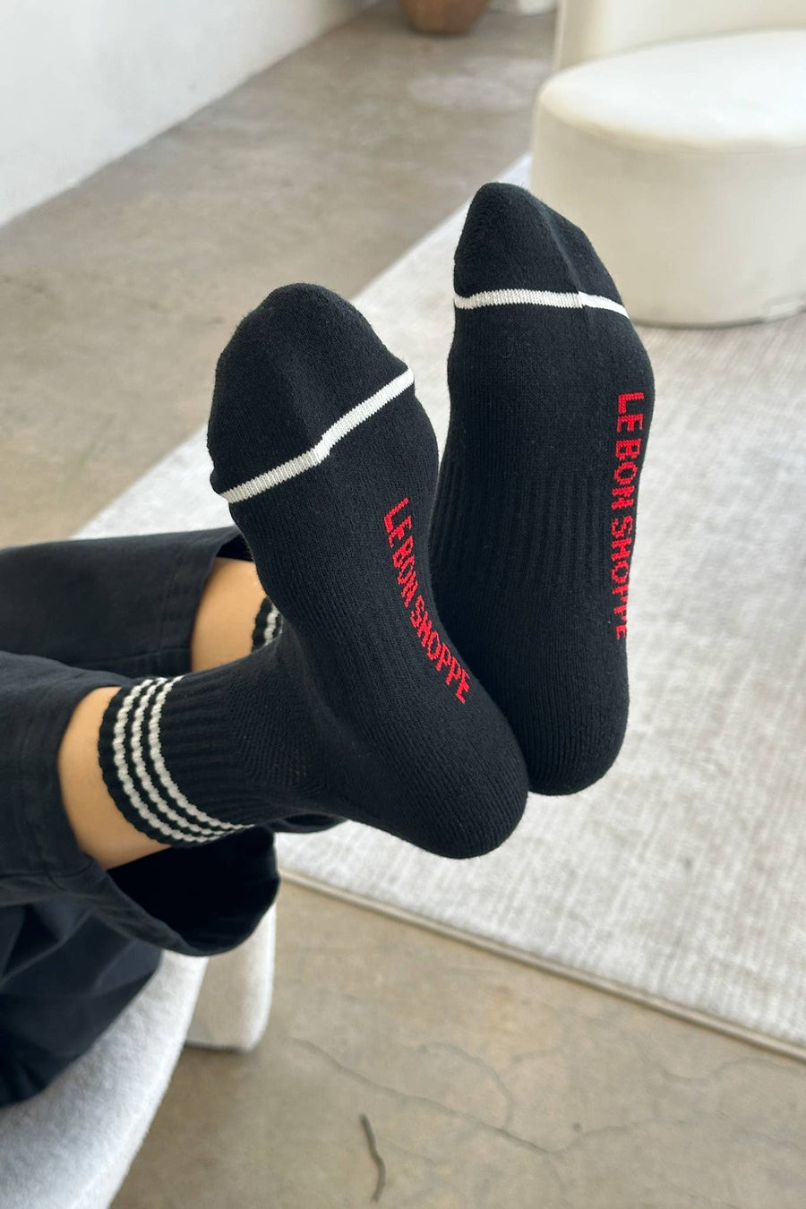 Girlfriend Socks: Black