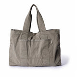 The Foundation Tote in Organic Smoked Olive