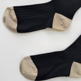 Her Glow Socks (Black/Gold)