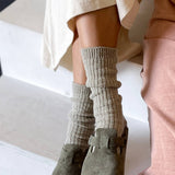 Cottage Socks: Ht. Grey