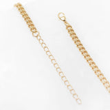 Chunky Curb Chain Necklace in Gold