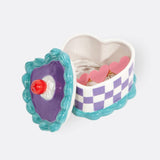 Heart Cake Ceramic Storage Box