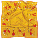 'buck up buckaroo' silk scarf