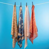 "own your power" cotton voile bandana - blush