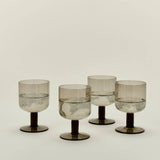 Simple Seeded Stemware (Smoke)