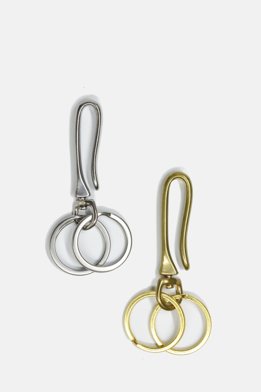 Swivel Hook Keychain: Steel