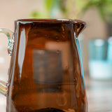 Handblown Glass Pitcher (Tamarind)