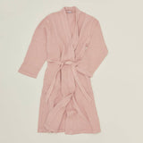 Simple Waffle Bathrobe (Blush/Large)