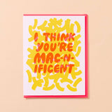 Mac n Cheese Letterpress Love Card
