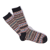 Reverse Fairisle JQ Crew (Black)