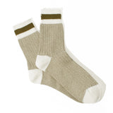 Tuck Cuff Stripe (Sand Melange)