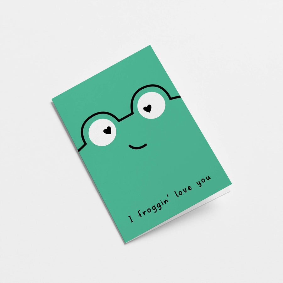 I froggin' love you - Greeting Card