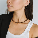 Avery Necklace - Smoky Quartz: Sterling Silver