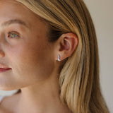 Cowgirl Western Boot Stud Earrings in Silver