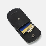Belted Leather Cardholder (Black)
