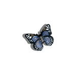 Hand-painted Mini Monarch Claw Hair Clip | Eco-Friendly: Orange