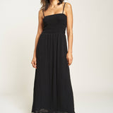 Maybrook Summer Maxi Dress (Black)