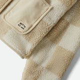 Delilah Sherpa Jacket (White/Natural)