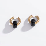 Jupiter Earrings: Green Aventurine