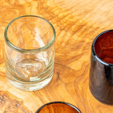 Handblown Shooter Glasses (Tamarind)