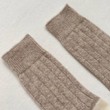 Classic Cashmere Socks: Camel