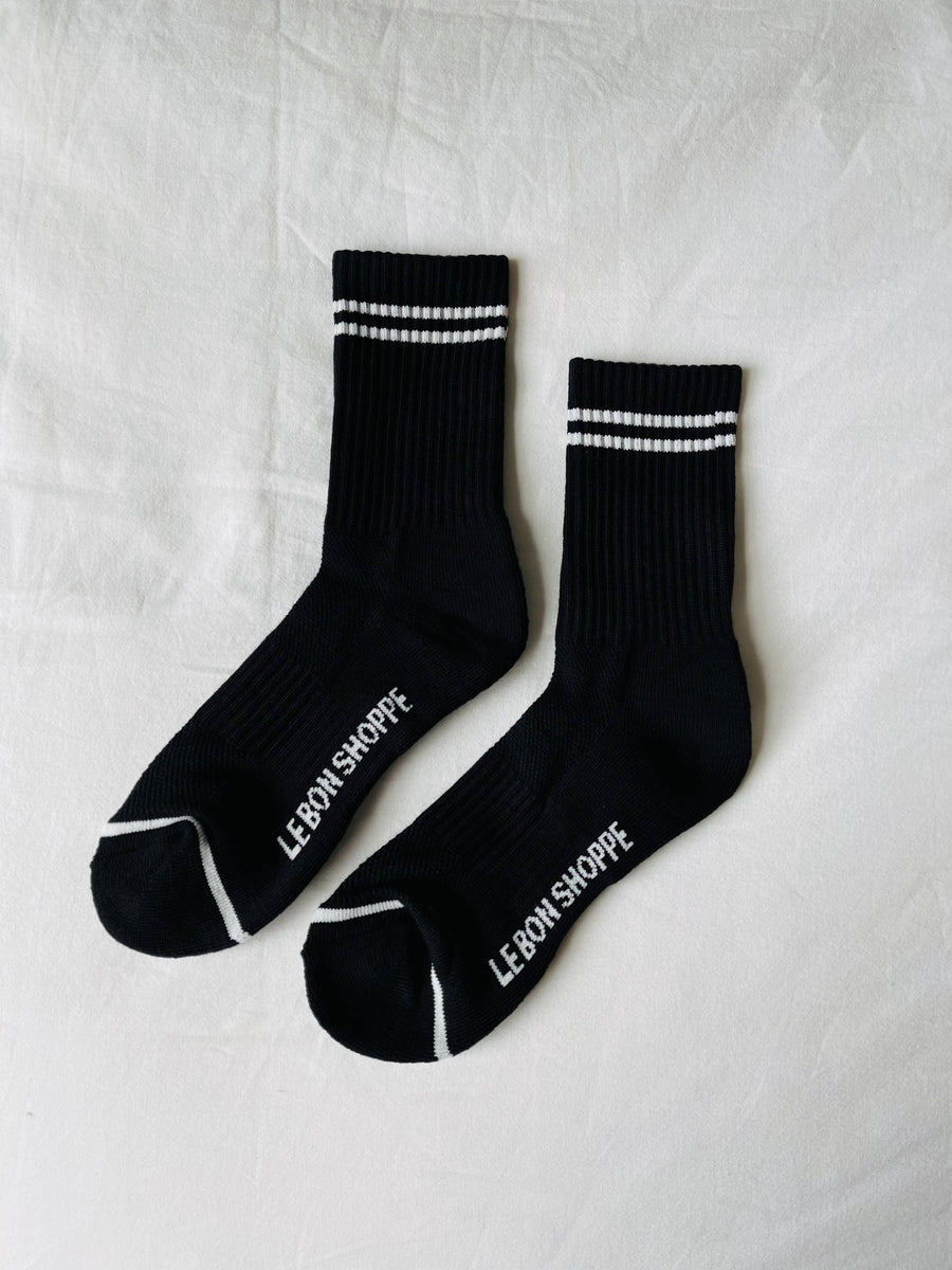 Boyfriend Socks: Noir