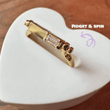 Fidget Bar Ring (Gold / 7)