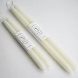 100% Beeswax Dipped Taper Candles | All Natural, Handmade (Charcoal / Standard 10" Long)
