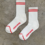 Boyfriend Socks (Clean White)