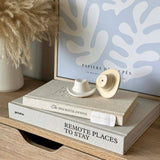 Cowboy Hat Incense Stick Holder | Minimalist Incense Burner: Cream White