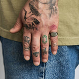 Signet Ring(Brass / Work Patina)