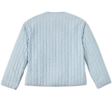 Chambray Quilted Jacket (Light Indigo Chambray)