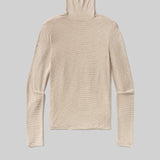 Caradene Turtleneck in Chiltern Oatmeal Stripe