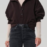 Mirelle Funnel Neck (Chocolate)
