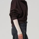 Mirelle Funnel Neck (Chocolate)