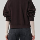 Mirelle Funnel Neck (Chocolate)