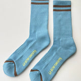 EXTENDED Boyfriend Socks (Powder Blue)