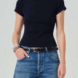 Baby Waffle Tee (Navy)