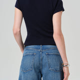 Baby Waffle Tee (Navy)
