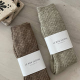 Cottage Socks: Ht. Grey