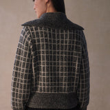 Furley Half Zip Knit (Charcoal Marle)