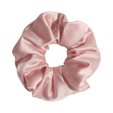 "Silken Hair" Silk Scrunchie Hair Tie (Peach)
