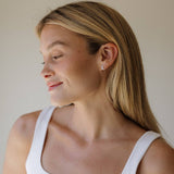 Cowgirl Western Boot Stud Earrings in Silver