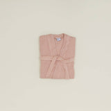 Simple Waffle Bathrobe (Blush/Large)