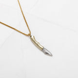 Sloane Stay Sharp Safety Utility Necklace - Gold or Silver : Stainless Steel Chain