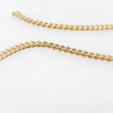 Chunky Curb Chain Necklace in Gold