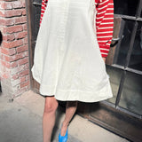 Mable Dress (White Denim)