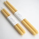 100% Beeswax Dipped Taper Candles | All Natural, Handmade (Eucalyptus / Standard 10" Long)